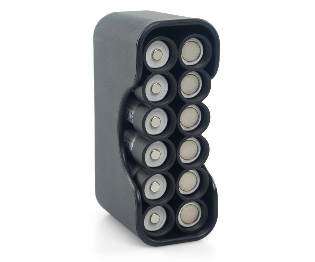 Magnetic AA 12 Pack Embedded with Cradle